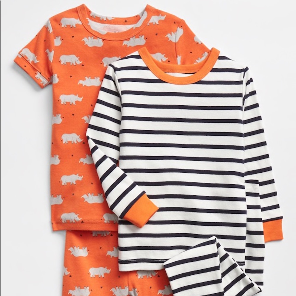 Print 2-Pajama Set (4-Pieces) Size 5 Years